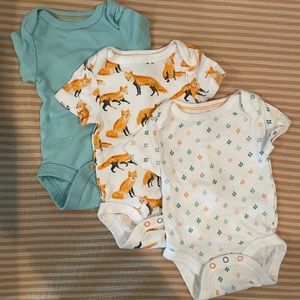 Trio of Cloud Island Onesies